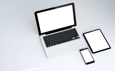 Tablet, dizüstü bilgisayar ve akıllı telefon  