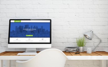 Çatı stüdyo içinde bilgisayar