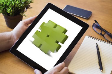 Masaüstü tablet karma işareti