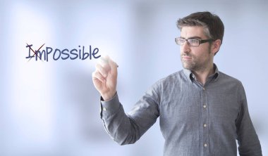 kelimeleri değişen iş adamı