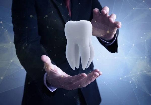 치아를 보호 하는 사업 — 스톡 사진