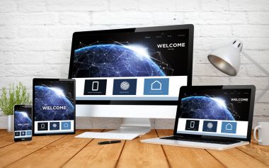  Dünya Web sitesi ile multidevices