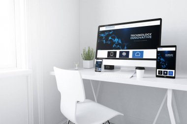 yenilikçi Web ev ekranları.