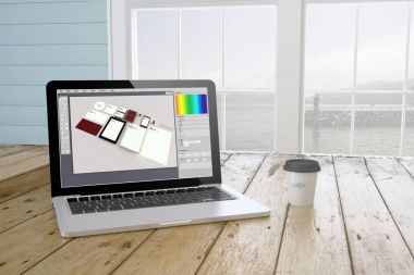 laptop gösteren marka tasarım
