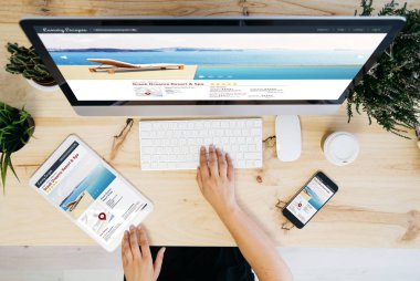 lüks otel rezervasyon Web sitesi genel gider aygıtları