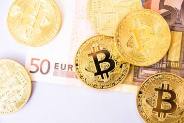 bitcoins over euro bill