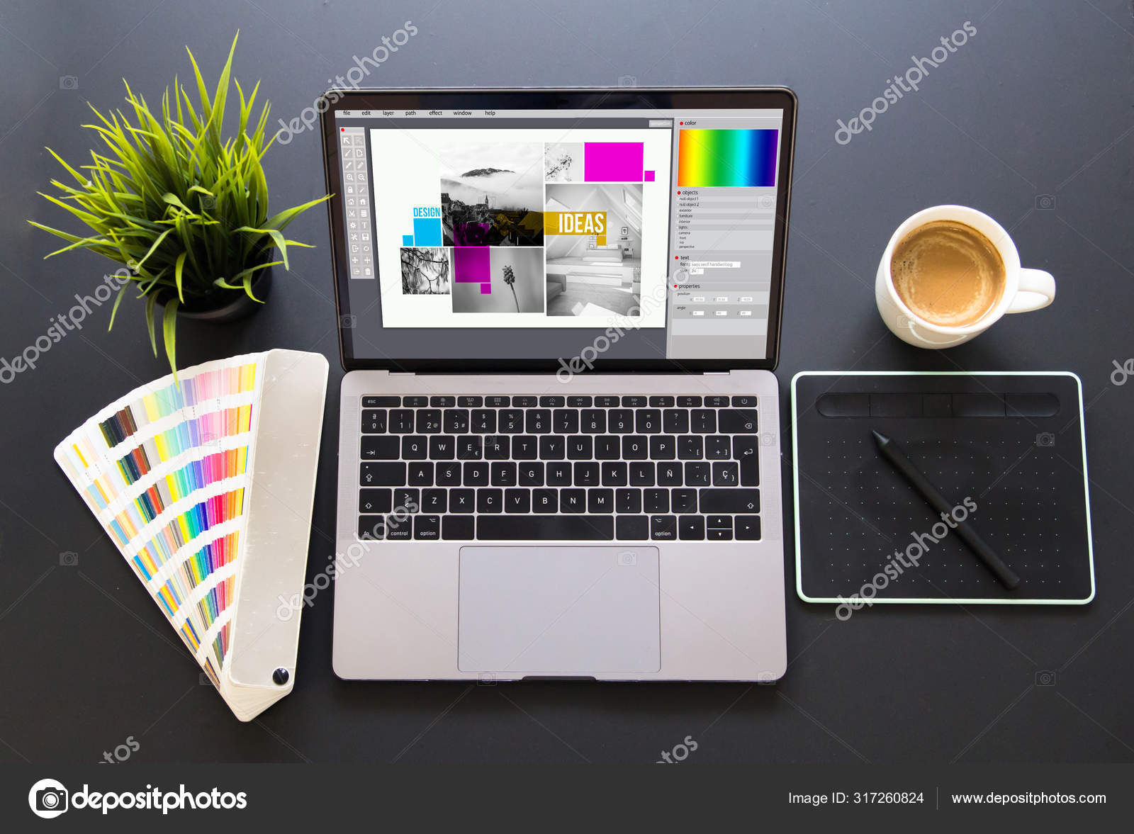 Download Graphic Design Screen Laptop Mockup Stock Photo Image By C Georgejmclittle 317260824