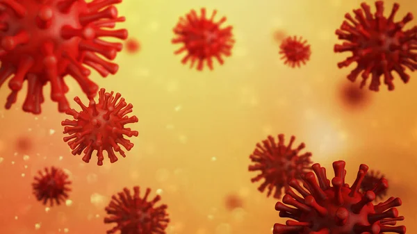 Rendering Virus Cells — Stock Photo, Image