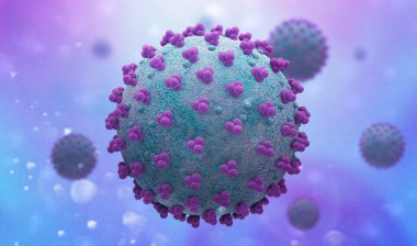 Virüs hücrelerinin 3d görüntülenmesi