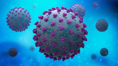 Virüs hücrelerinin 3d görüntülenmesi