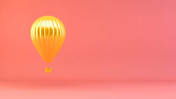 Heißluftballon Rendering — Stockfoto