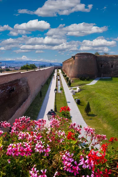 Alba Carolina Citadela v Alba Iulia, Rumunsko — Stock fotografie