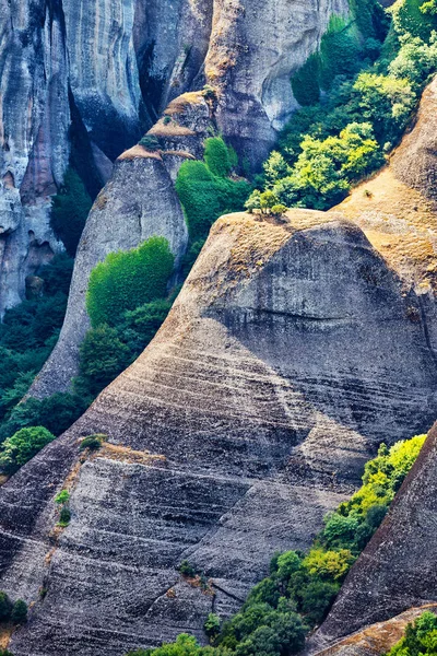 Meteora montanhas de pedra calcária na Grécia — Fotografia de Stock