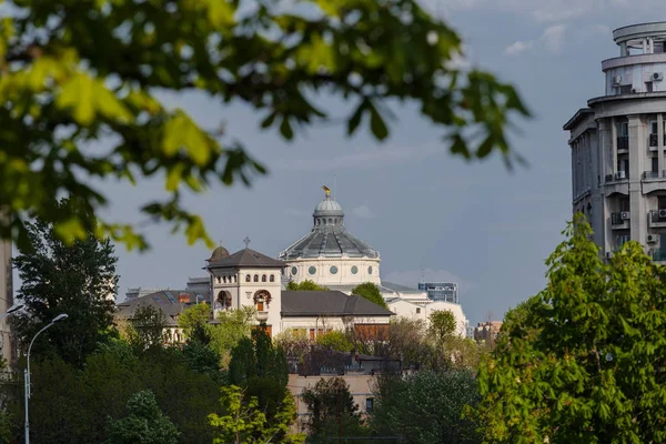 Архитектура центра Бухареста — стоковое фото