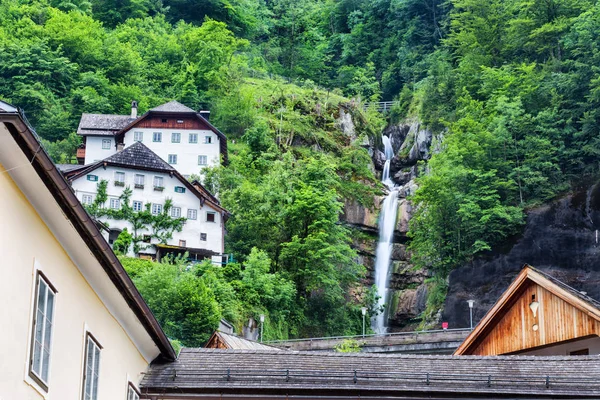 Hallstatt Ausztria ikonikus városa — Stock Fotó