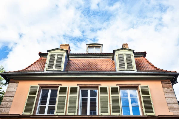 Fachada da casa em Colmar França — Fotografia de Stock