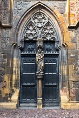 Alsace Fransa 'daki Colmar Katedrali
