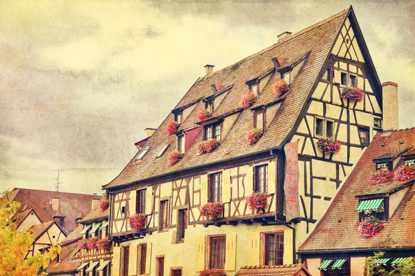 Colmar in Alsace France vintage style — Stock Photo, Image