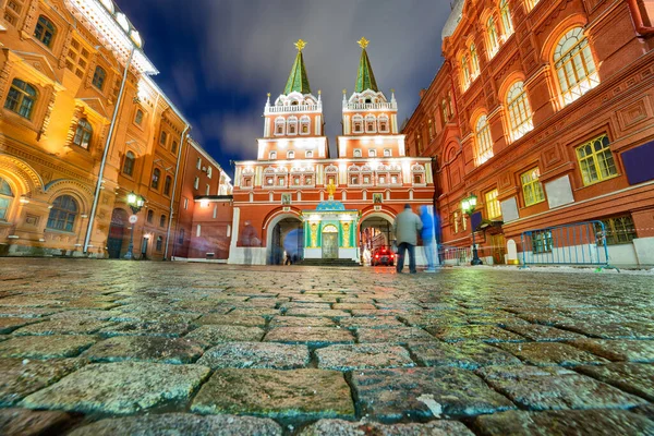Double Pass Kapuk Kitay Gorod Fal Előtt Red Square Moszkvában Jogdíjmentes Stock Fotók