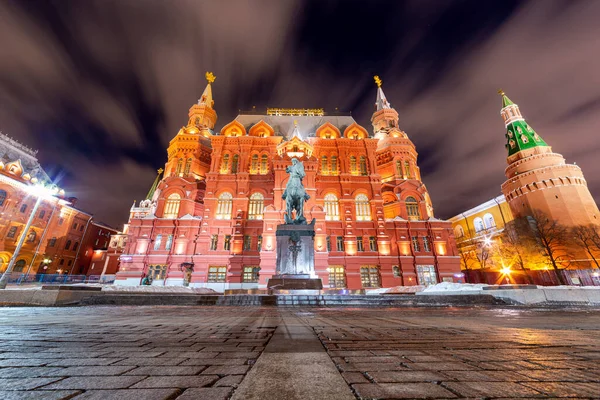 Ночью в центре Москвы — стоковое фото
