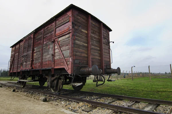 Régi Vasúti Kocsi — Stock Fotó