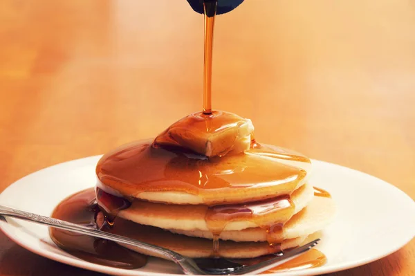 Pancake Breakfast Meal Nobody — Stock Photo, Image
