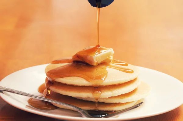 Pancake Breakfast Meal Nobody — Stock Photo, Image