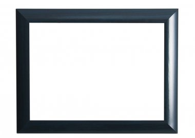 Beyaz arkaplanda boş çerçeve izole edildi.