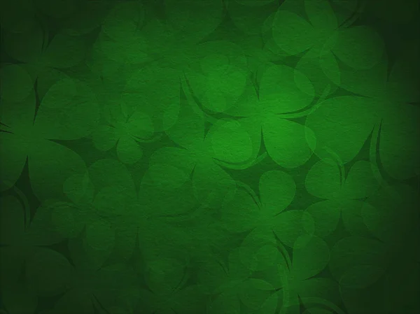 Fond Vert Shamrocks Pour Saint Patrick — Photo