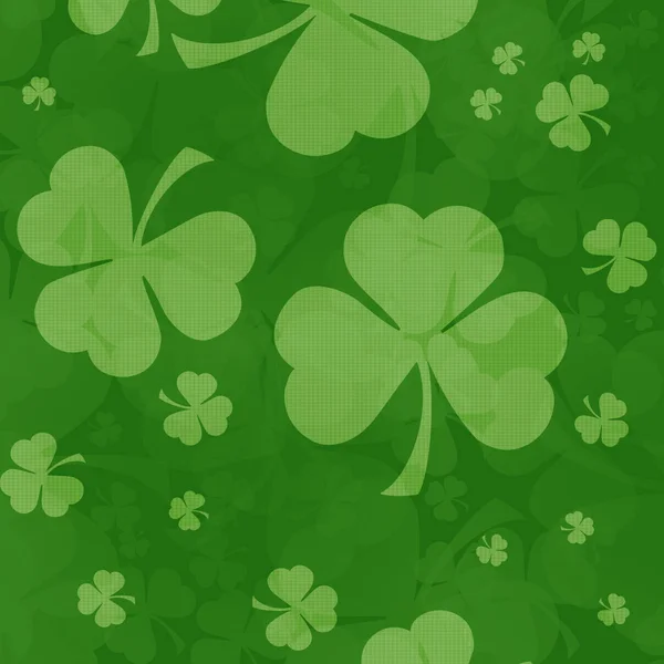 Green Shamrocks Background Patrick Day — Stock Photo, Image