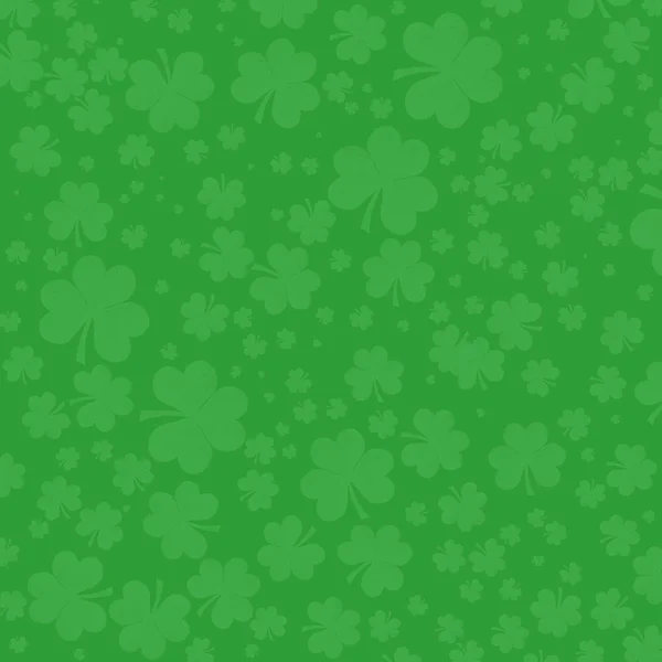 Green Shamrocks Hintergrund Für Patrick Day — Stockfoto