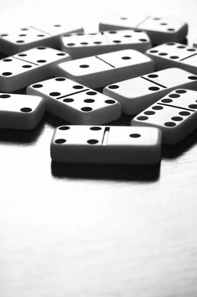 Dominos Speelbord Met Niemand — Stockfoto