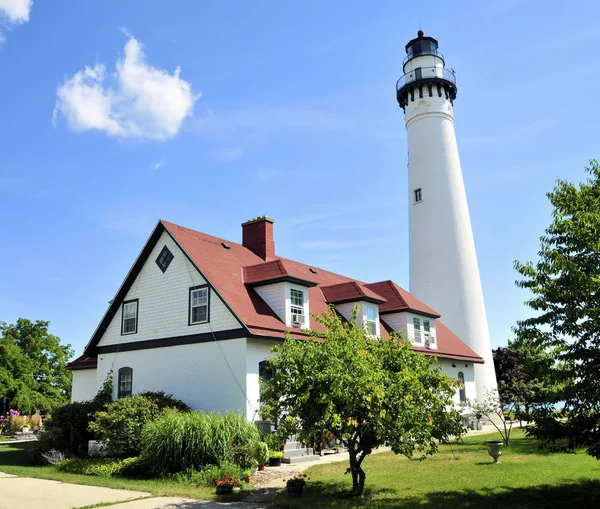 Wind Point Lighthouse — Stock Photo, Image