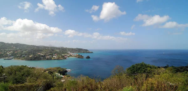 Kilátás Nyílik Karib Szigetek Saint Lucia — Stock Fotó