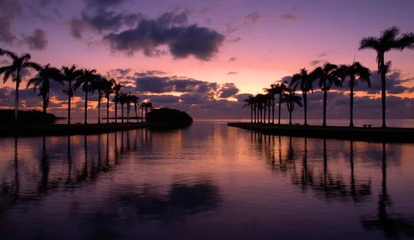 Cutler Bay Sunrise Sunrise Cutler Bay Miami Флорида — стоковое фото