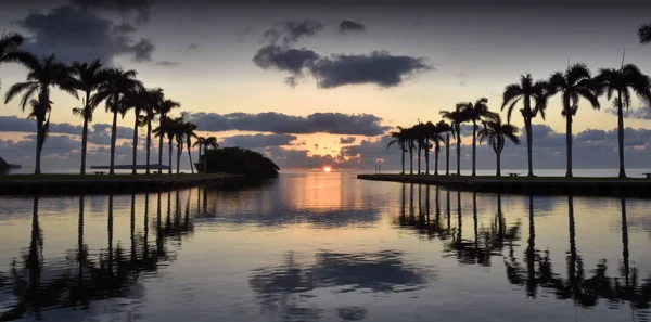 Cutler Bay Sunrise Sunrise Cutler Bay Miami Флорида — стоковое фото
