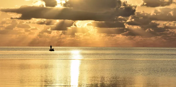 Cutler Bay Sunrise Zonsopgang Van Cutler Baai Buurt Van Miami — Stockfoto