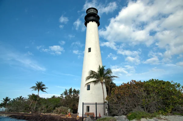 Cape Florida Lighthouse Cape Florida Lighthouse Bill Baggs State Park — Zdjęcie stockowe