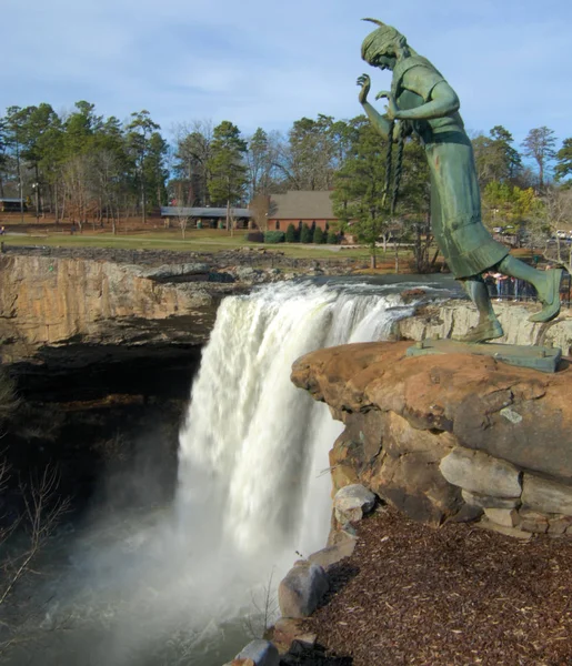 Gadsden Alabama Daki Noccalula Şelalesi — Stok fotoğraf