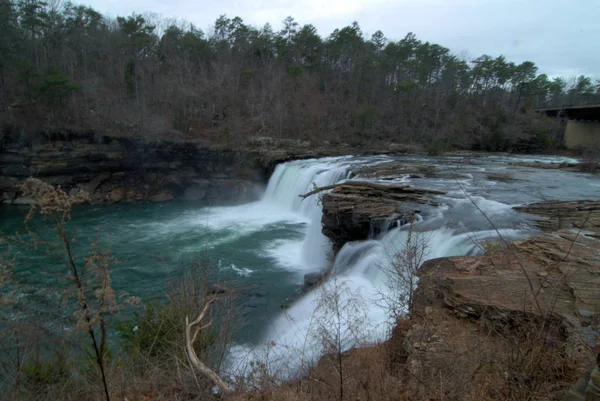 Little River Canyon Falls Cerca Payne Alabama —  Fotos de Stock