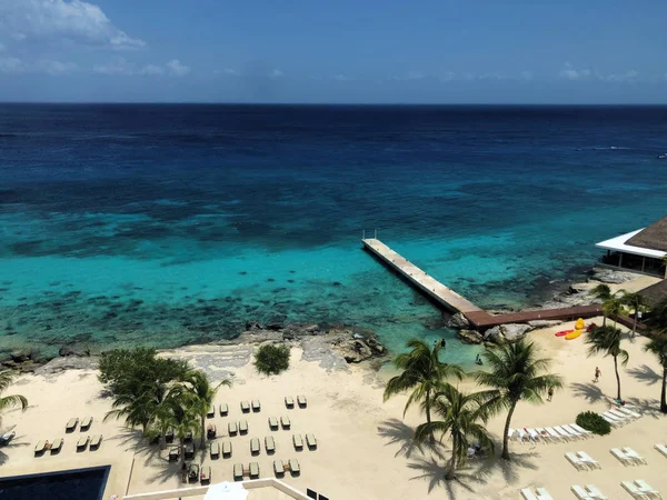 Вид Пляжи Кохеля Мексика — стоковое фото
