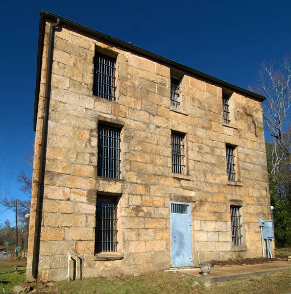 Old Rock Jail Rockford Alabama — Foto Stock