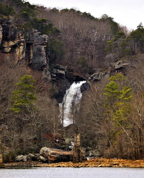 Yellow Creek Falls Vicino Leesburg Alabama — Foto Stock