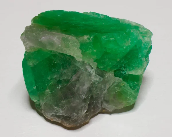 Piedra Mineral Fluorita Cristal Verde — Foto de Stock