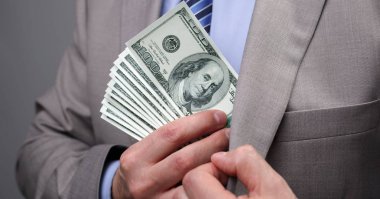 İş rüşvet para Doları uygun.