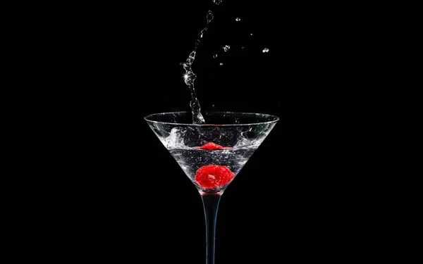 Martini Barra Morango Vermelho — Fotografia de Stock