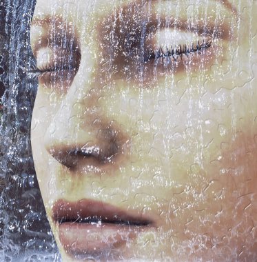 Çekici kadın dijital 3d çizimi