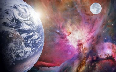 Planet Earth güzel uzayda