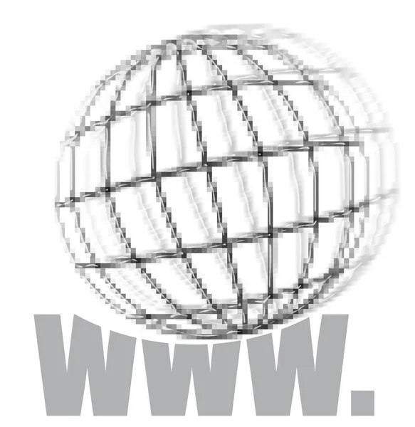 Illustration World Wide Web — Stockfoto