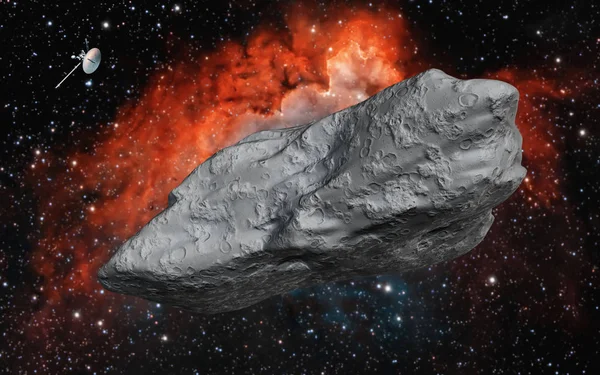 Stor Asteroid Utrymme Tema — Stockfoto